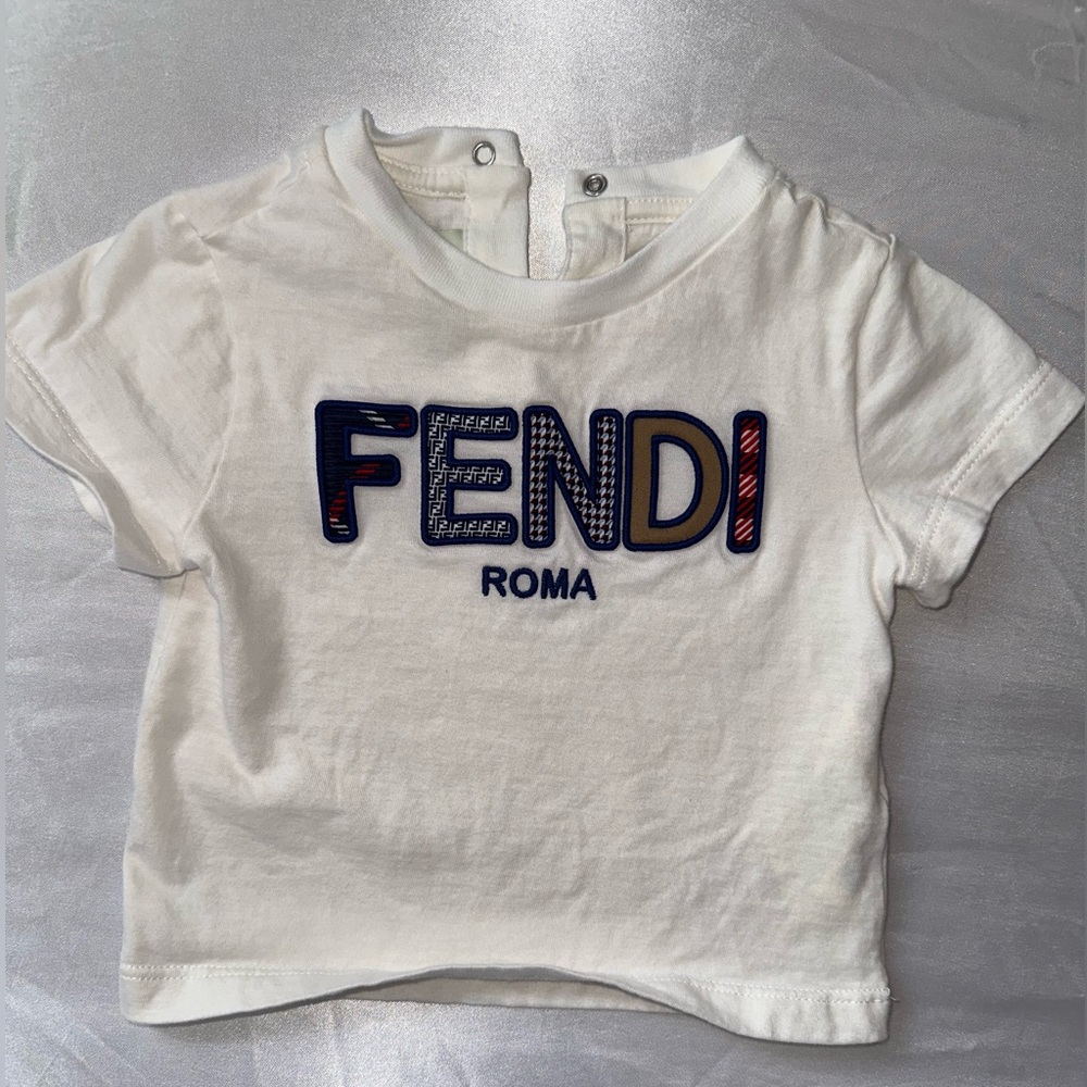 Baby Girl's Multi-Pattern Embroidered Logo T-
Shirt